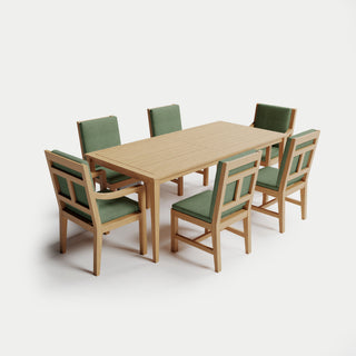 Heated Rectangle Dining Set 