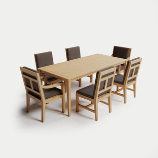 Heated Rectangle Dining Set 