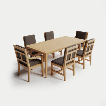 Heated Rectangle Dining Set 