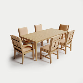 Heated Rectangle Dining Set 