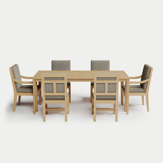 Heated Rectangle Dining Set 