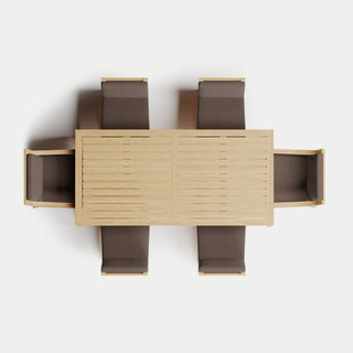 Heated Rectangle Dining Set 