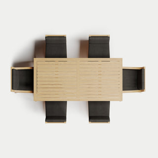 Heated Rectangle Dining Set 