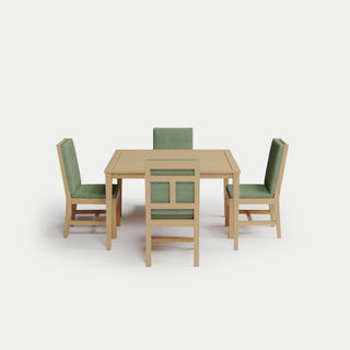 Heated Square Dining Set 