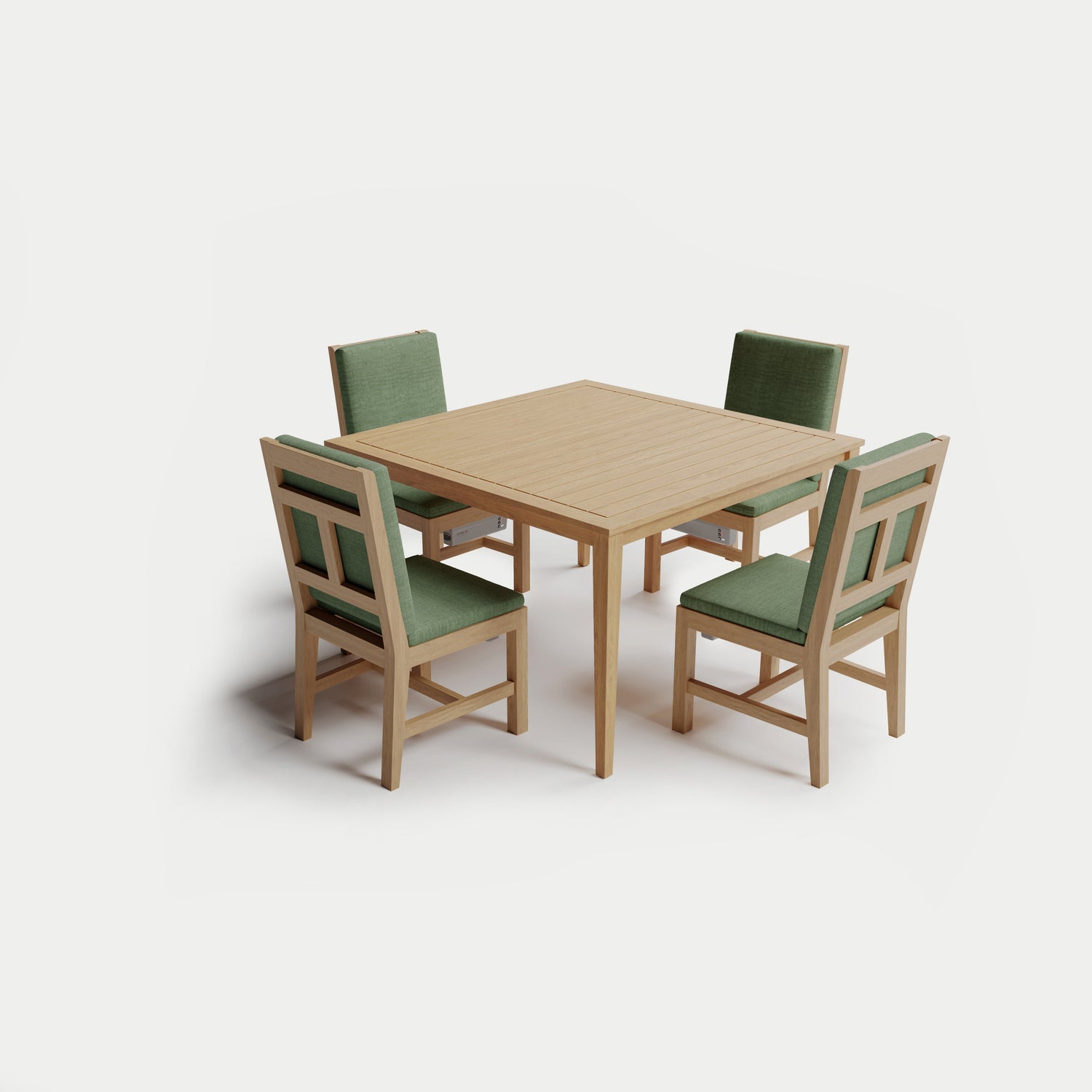Heated Square Dining Set 