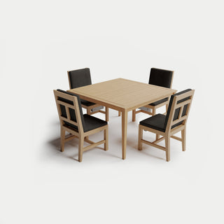 Heated Square Dining Set 