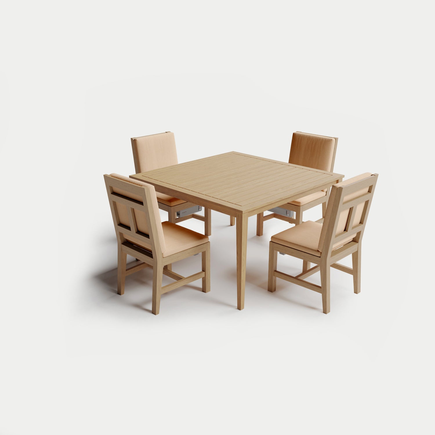Heated Square Dining Set 