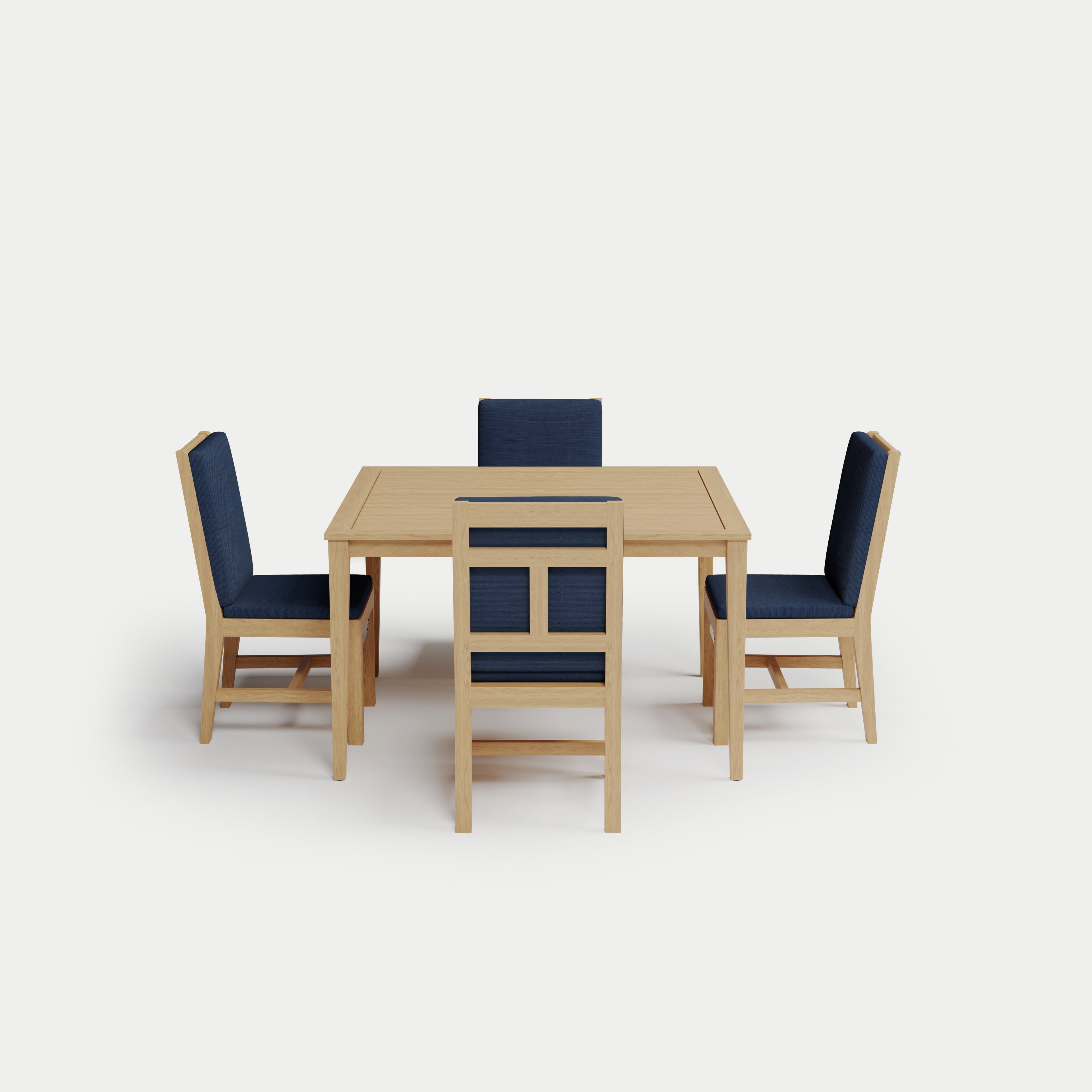 Heated Square Dining Set 