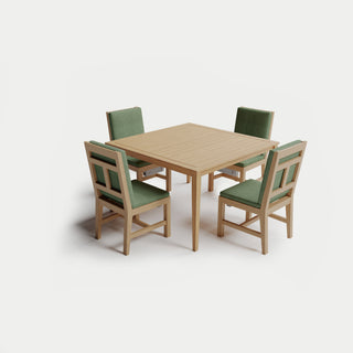 Heated Square Dining Set 
