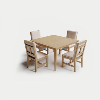 Heated Square Dining Set 
