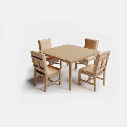 Heated Square Dining Set 