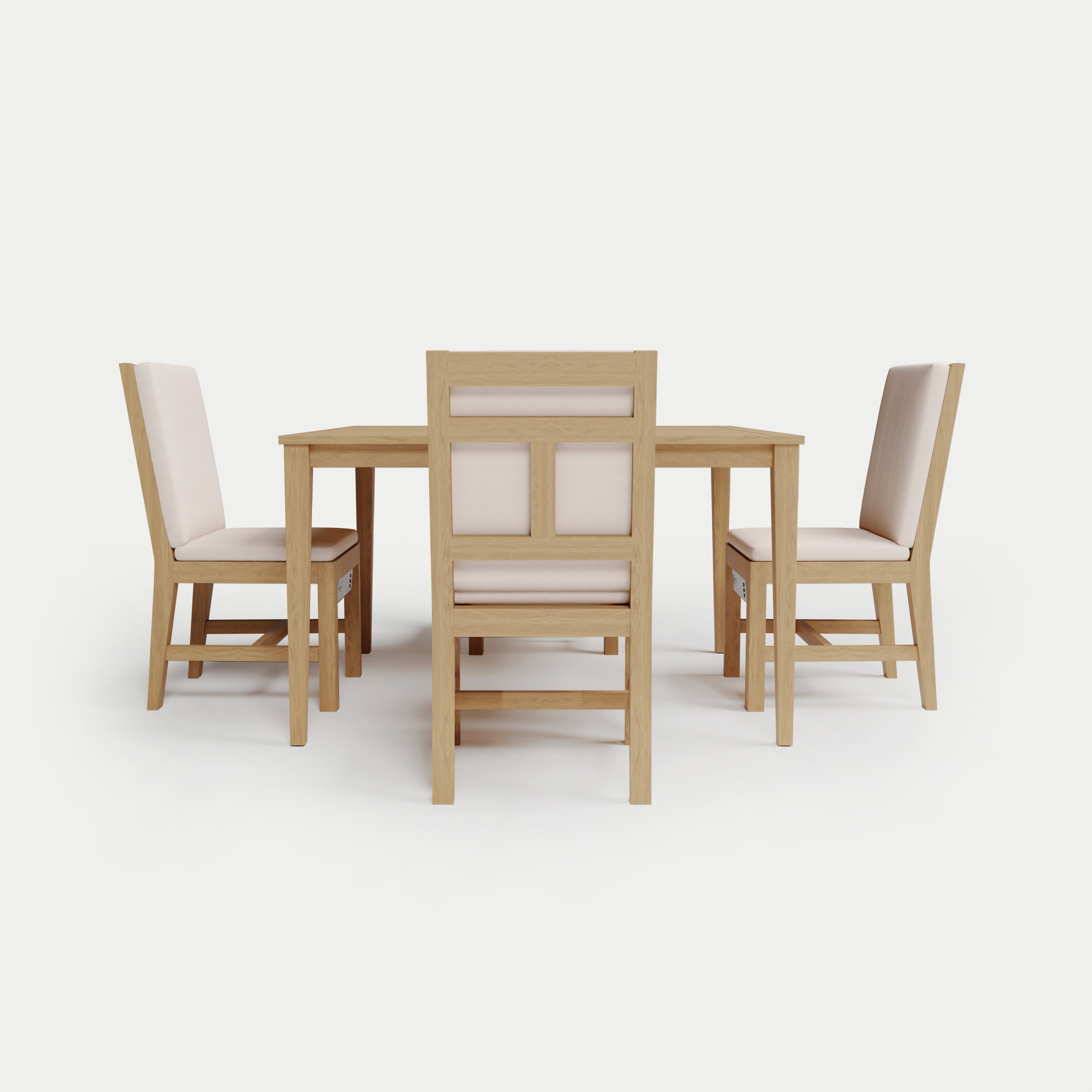 Heated Square Dining Set 