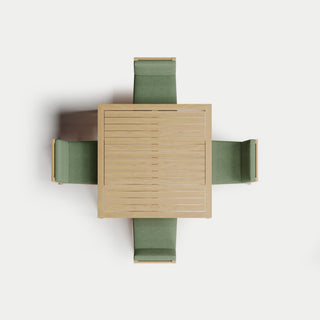 Heated Square Dining Set 