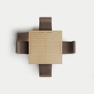Heated Square Dining Set 