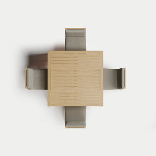 Heated Square Dining Set 