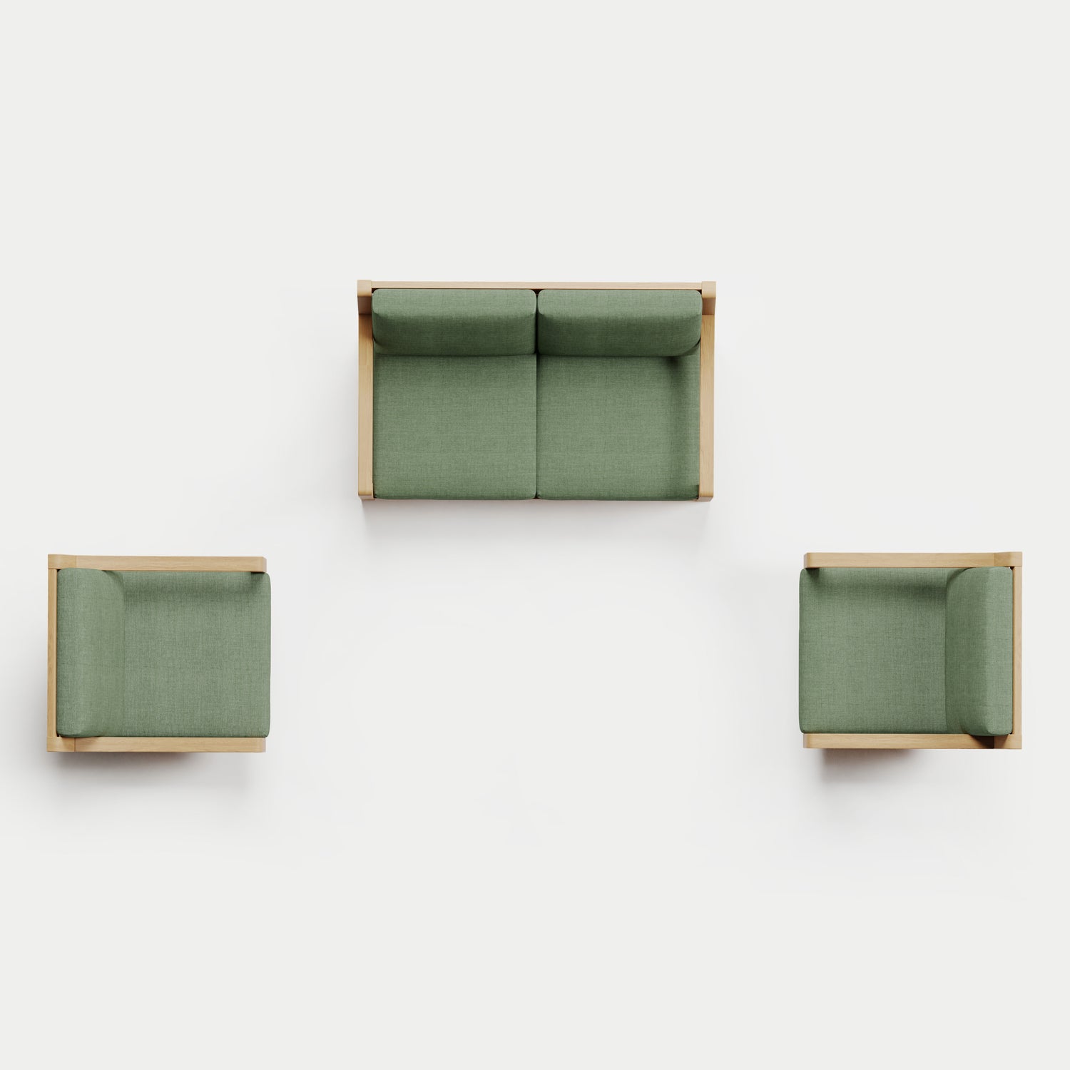 Heated Outdoor Teak Loveseat + Swivel Set 