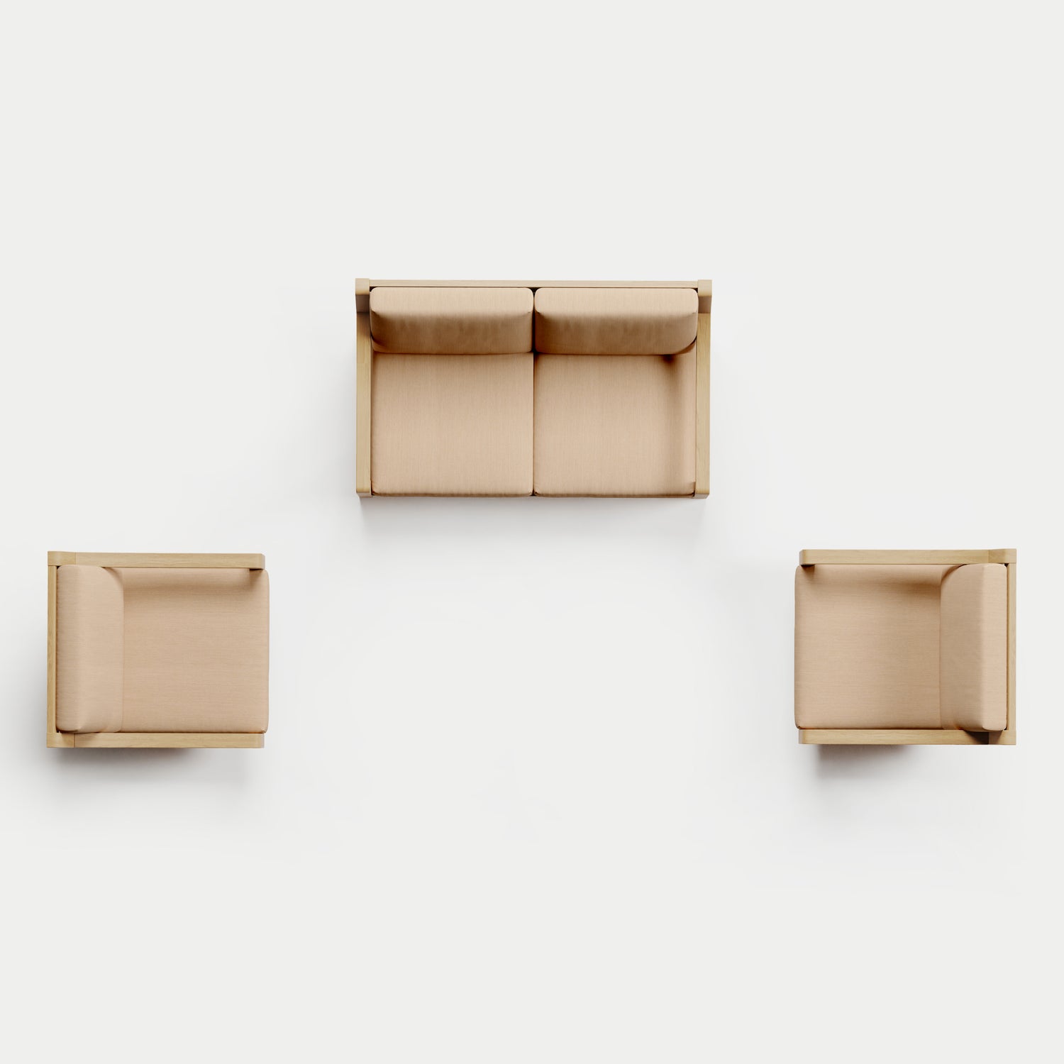 Heated Outdoor Teak Loveseat + Swivel Set 