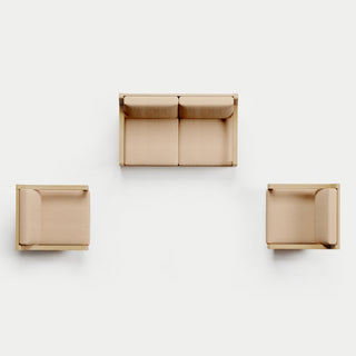 Heated Outdoor Teak Loveseat + Swivel Set 