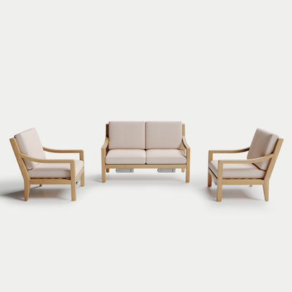 Solerno Heated Loveseat Set