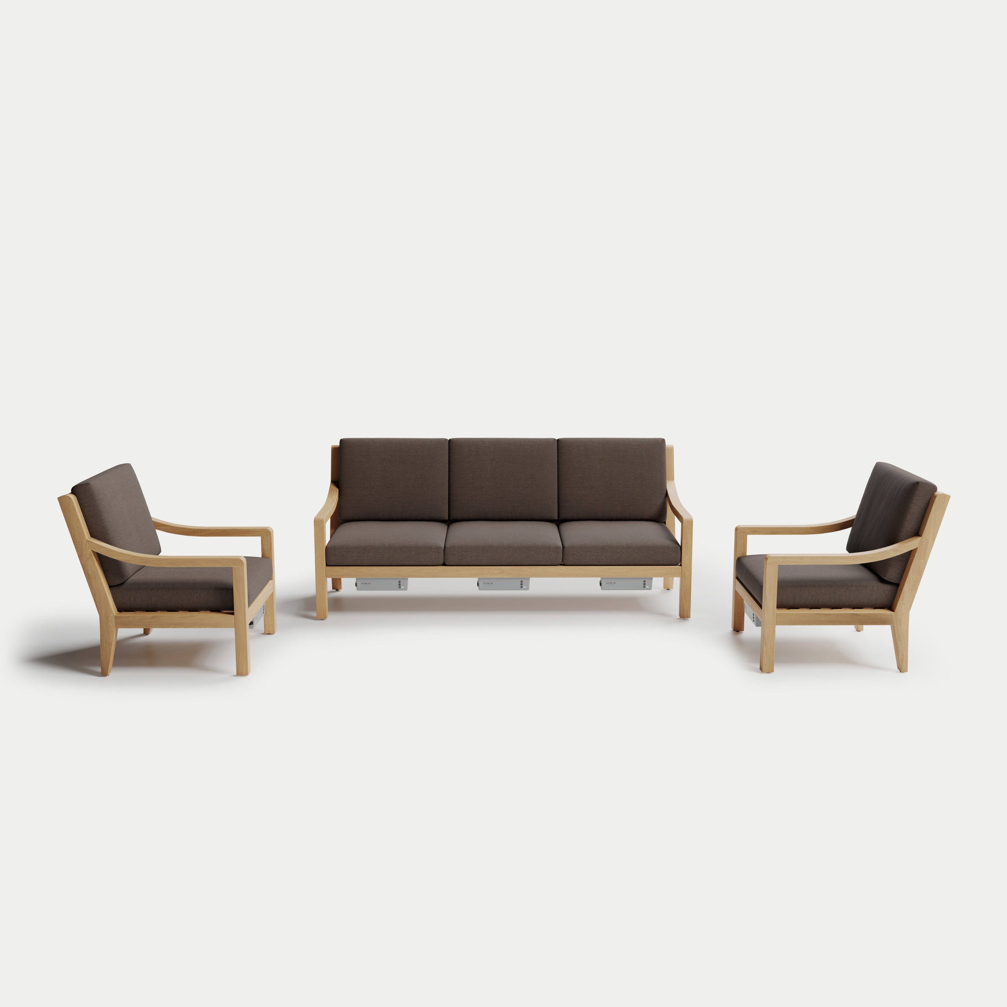 Solerno Heated Sofa Set