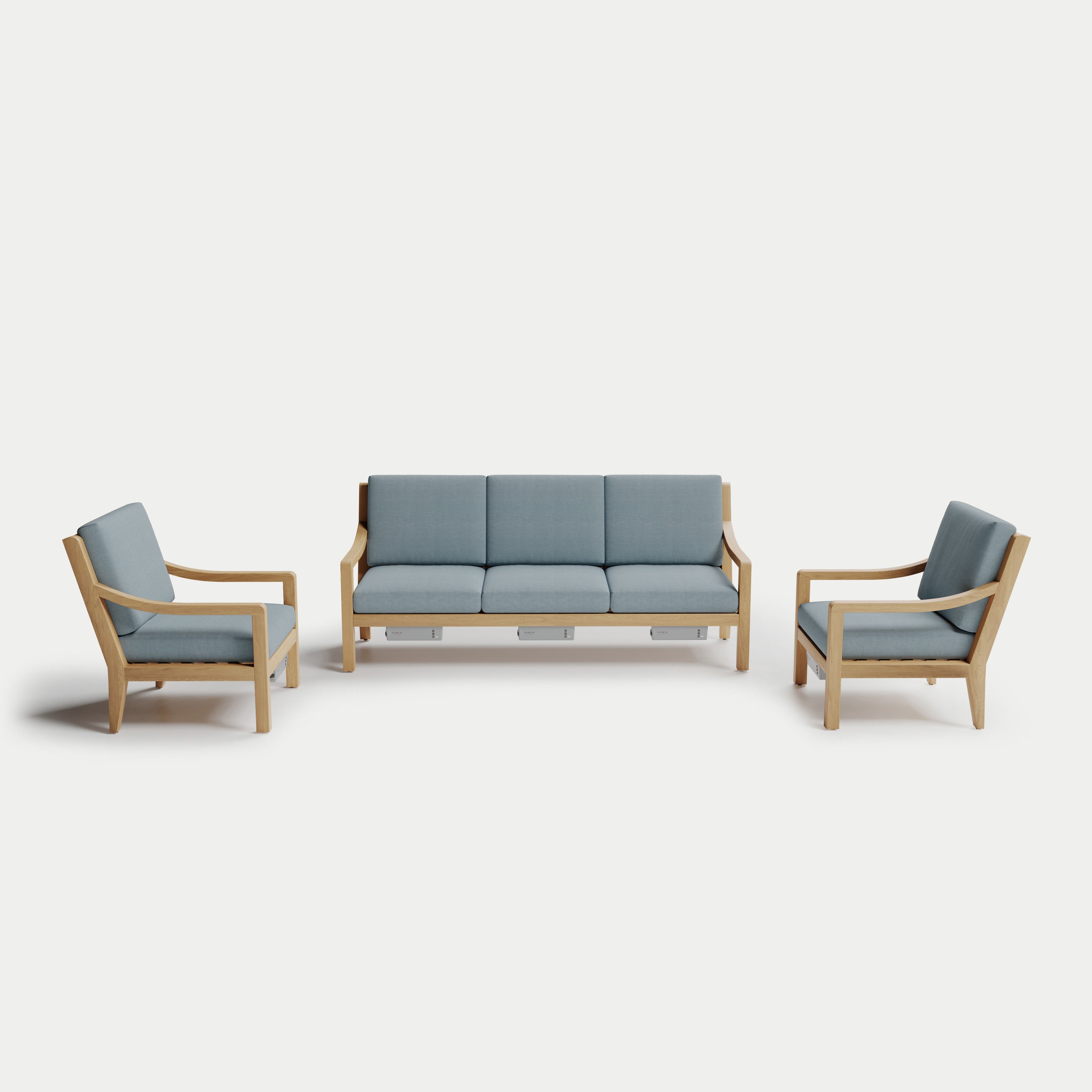 Solerno Heated Sofa Set