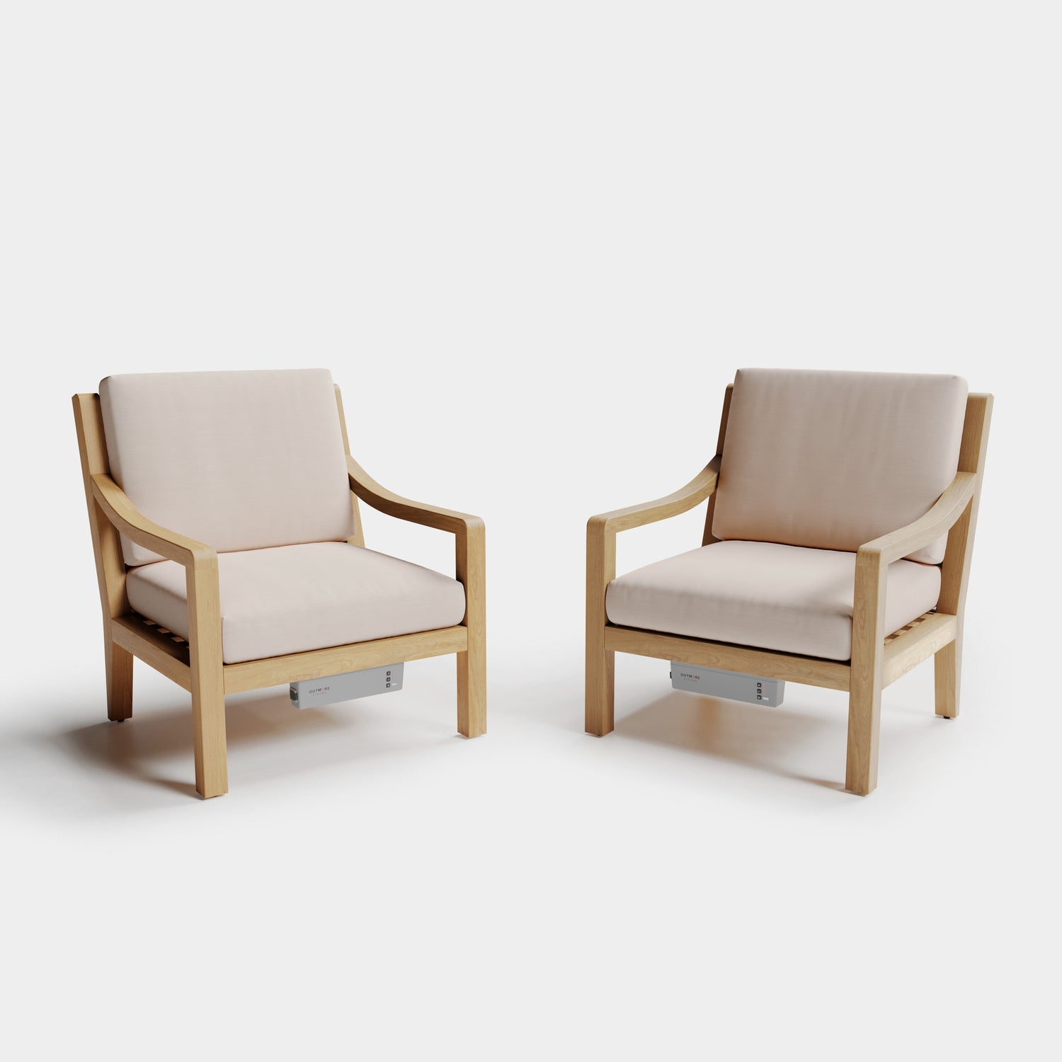 Solerno Heated 2-Chair Set