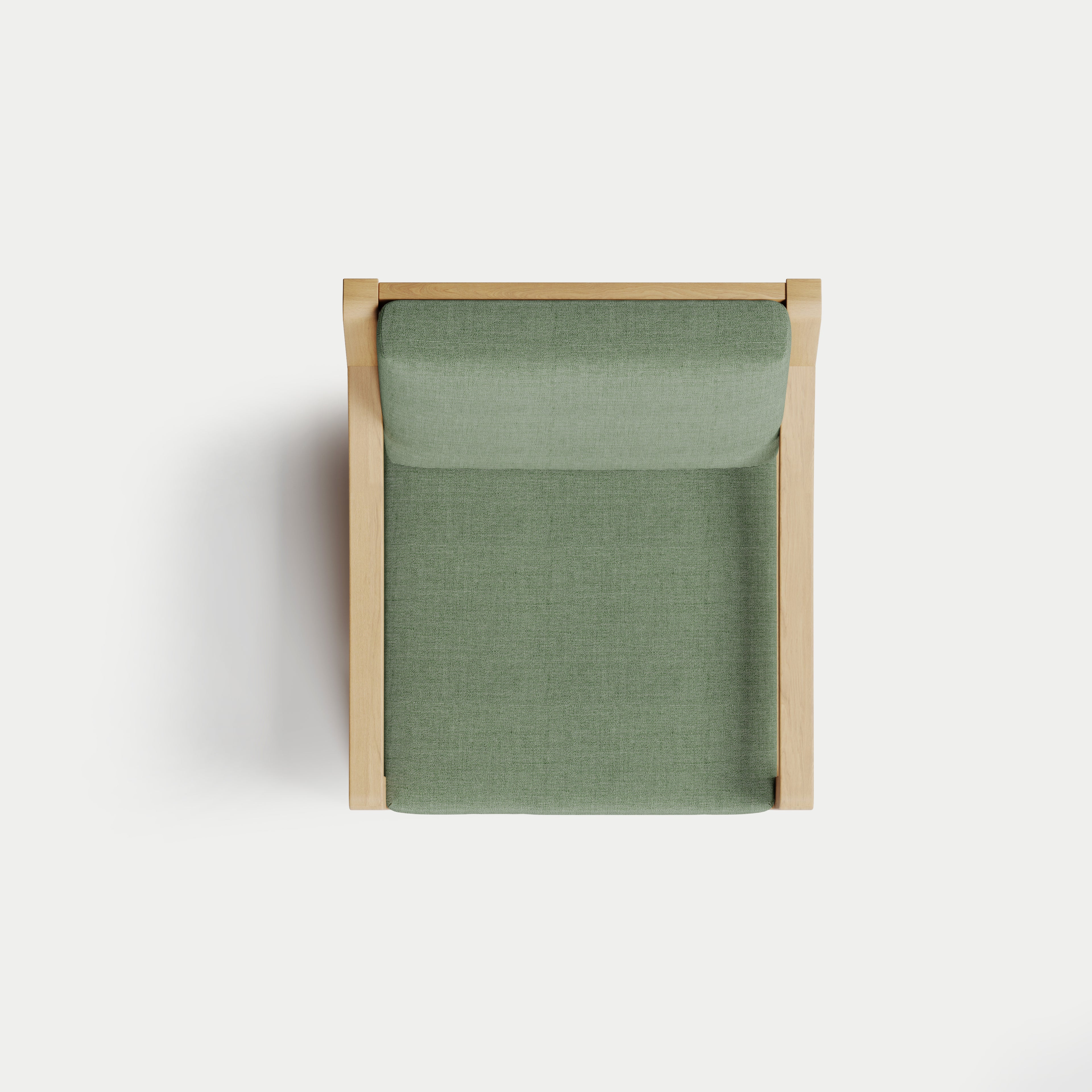 Heated Outdoor Teak Lounge Chair 