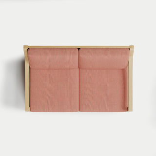 Heated Outdoor Teak Loveseat 