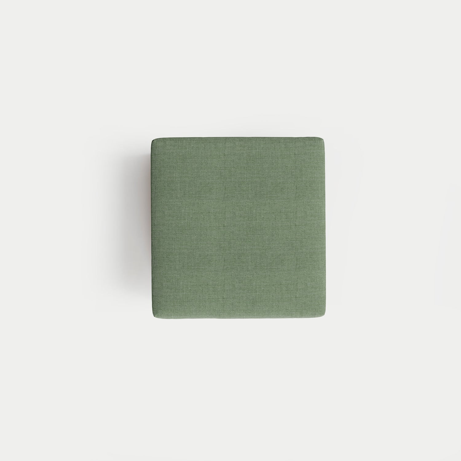 Heated Outdoor Teak Ottoman 