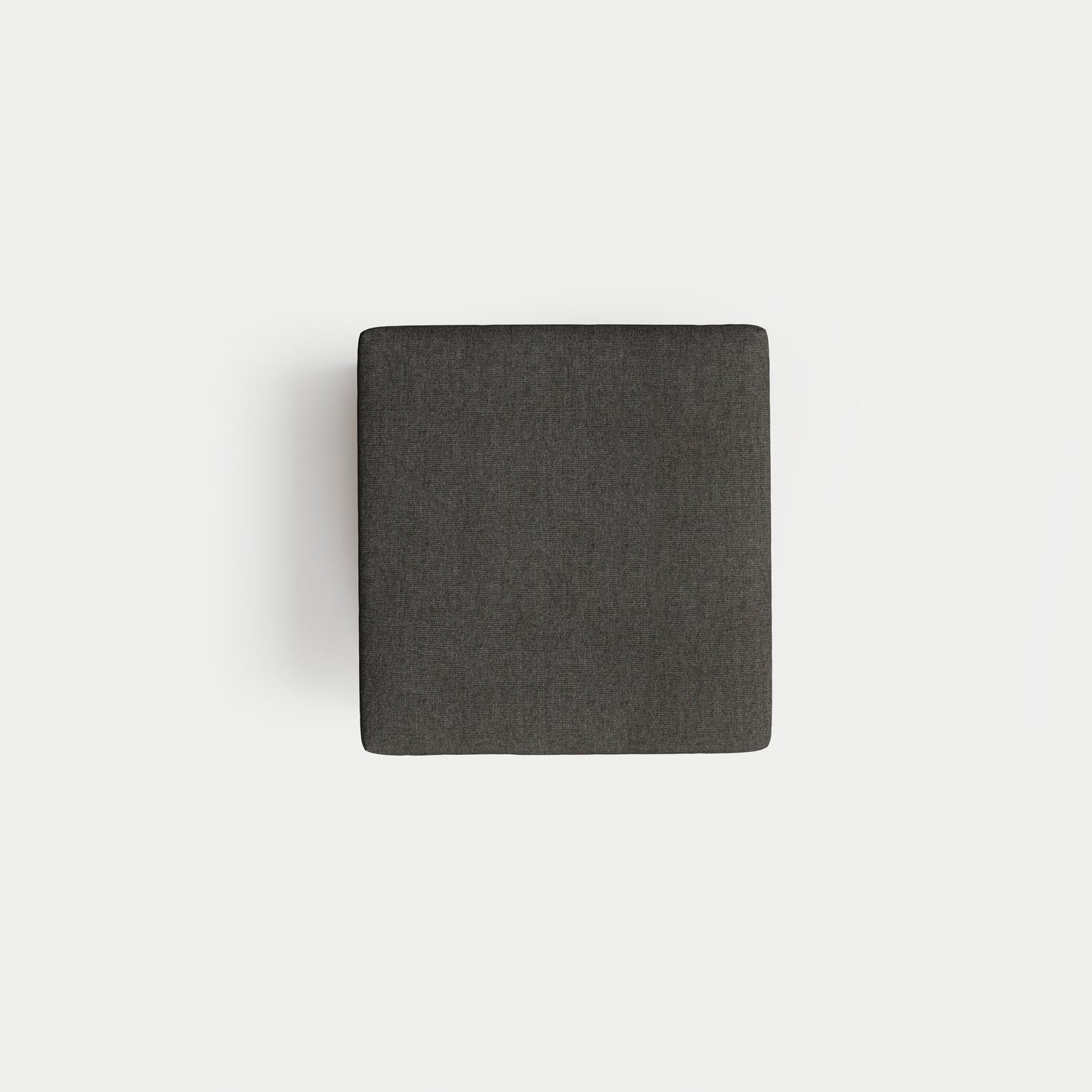 Heated Outdoor Teak Ottoman 