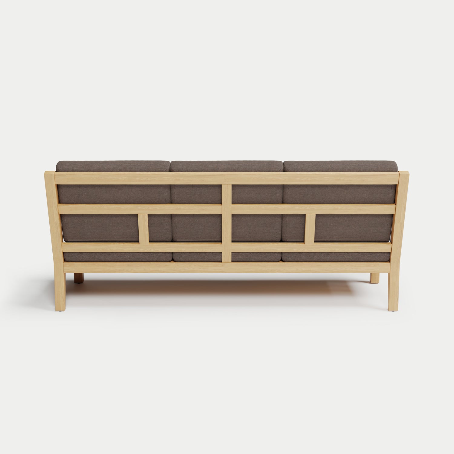 Heated Outdoor Teak Sofa 