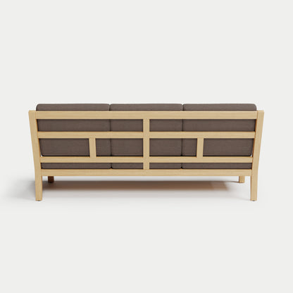 Heated Outdoor Teak Sofa 