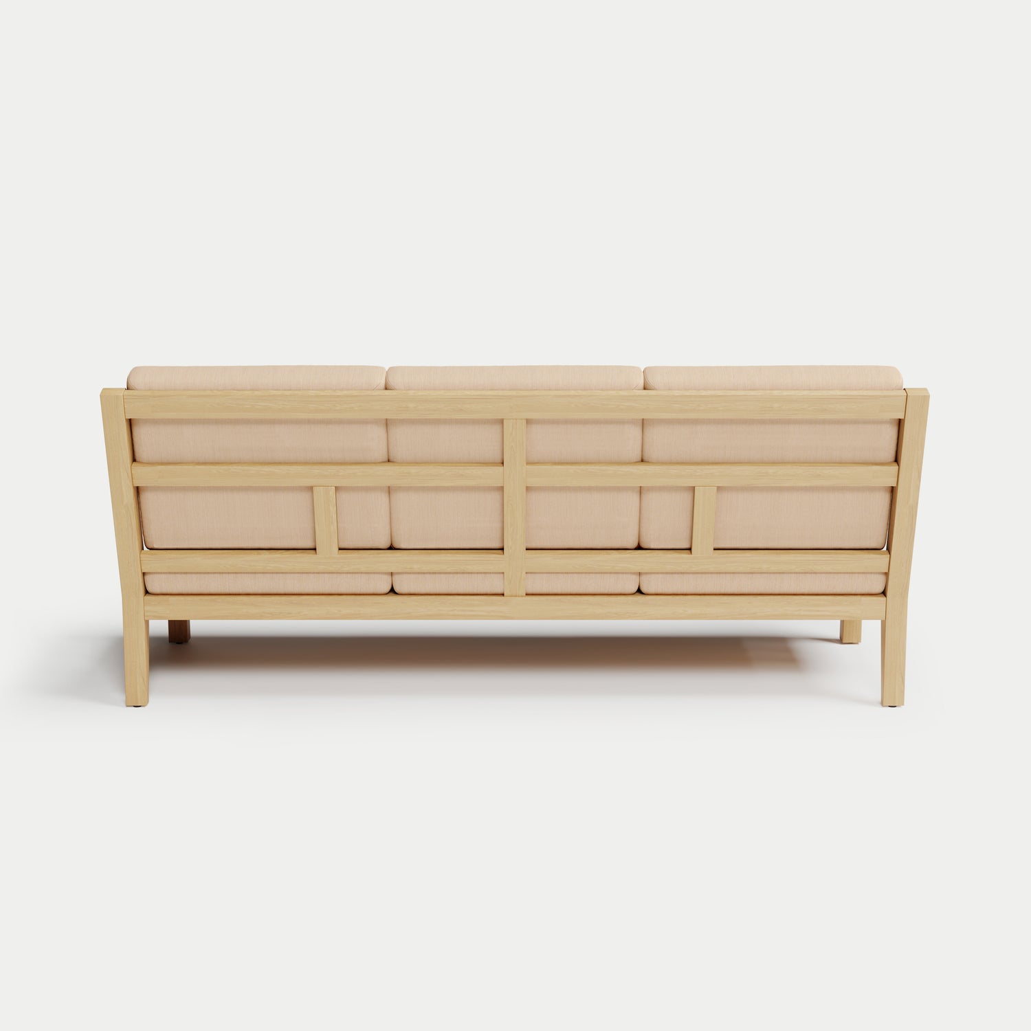 Heated Outdoor Teak Sofa 