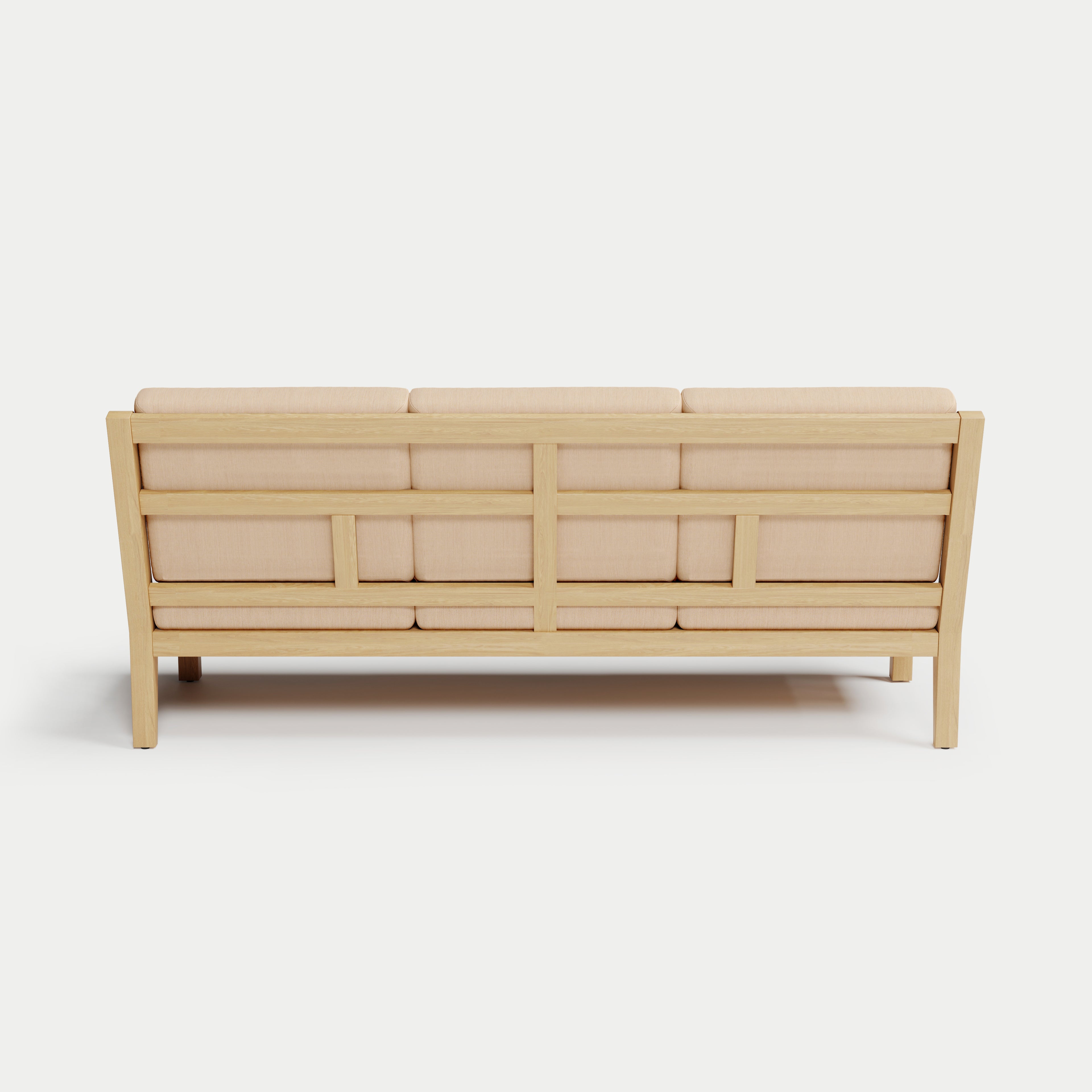 Heated Outdoor Teak Sofa 