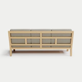 Heated Outdoor Teak Sofa 