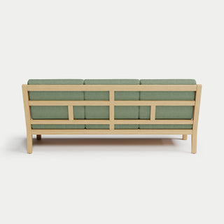 Heated Outdoor Teak Sofa 