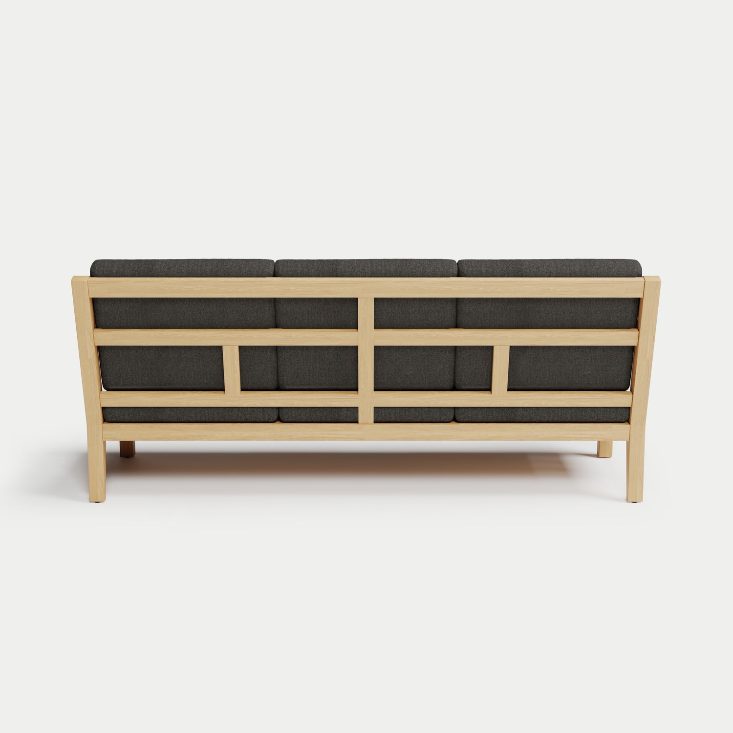 Heated Outdoor Teak Sofa 