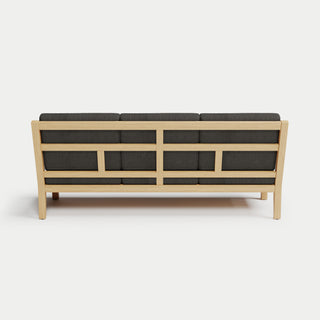 Heated Outdoor Teak Sofa 