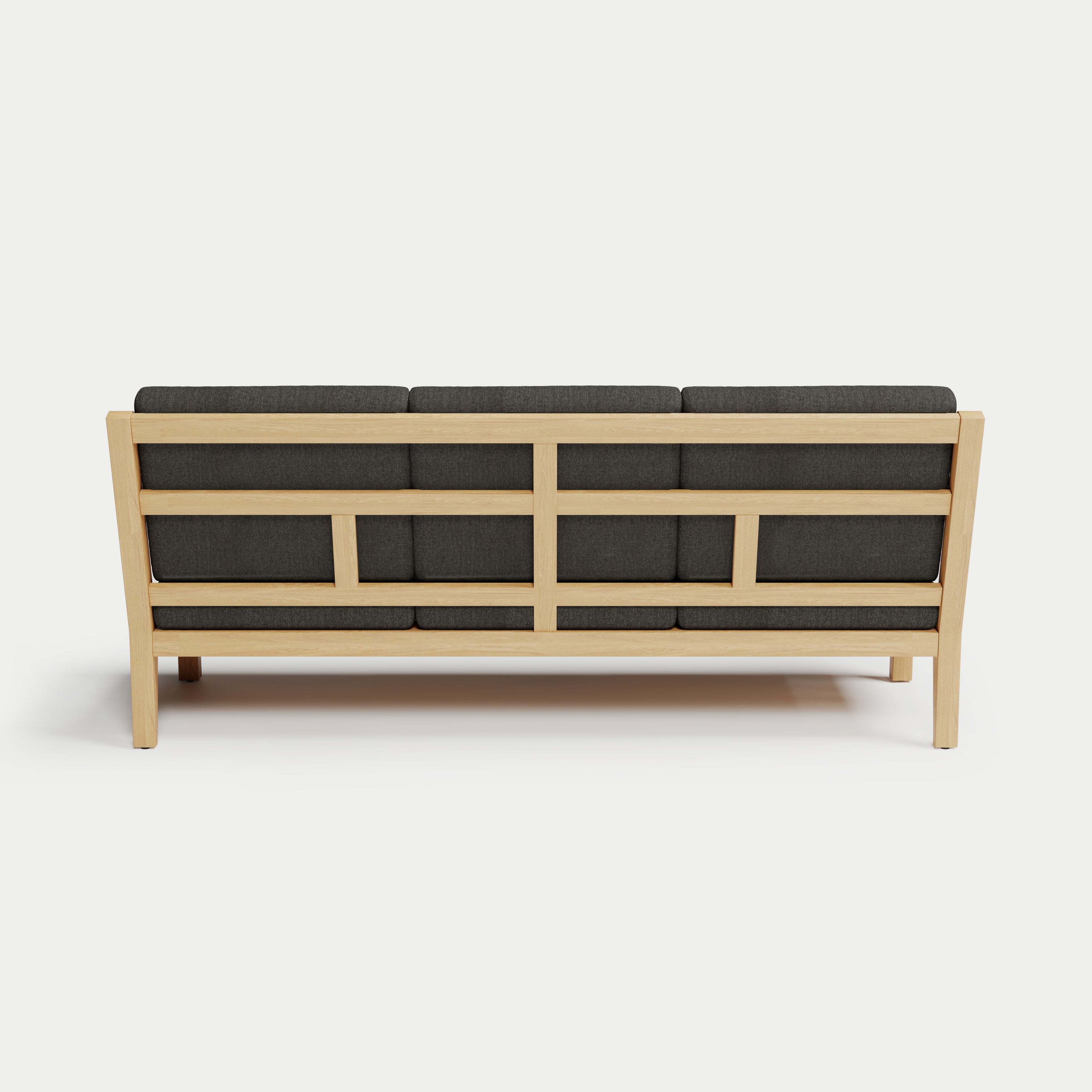 Heated Outdoor Teak Sofa 