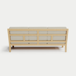 Heated Outdoor Teak Sofa 