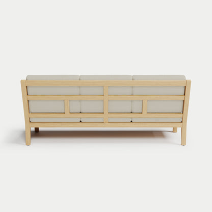 Heated Outdoor Teak Sofa 