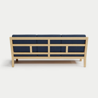 Heated Outdoor Teak Sofa 