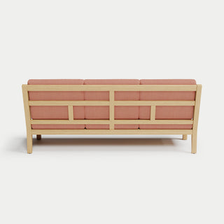 Heated Outdoor Teak Sofa 