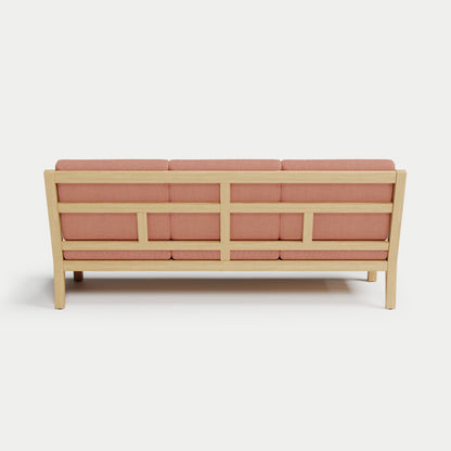 Heated Outdoor Teak Sofa 