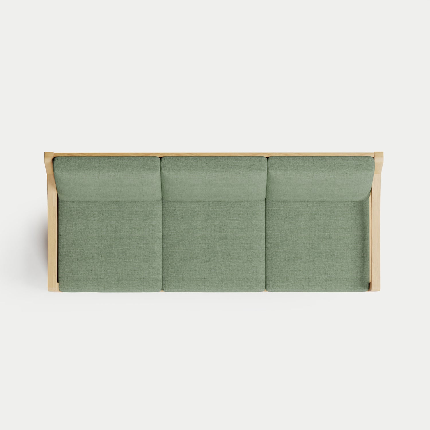 Heated Outdoor Teak Sofa 