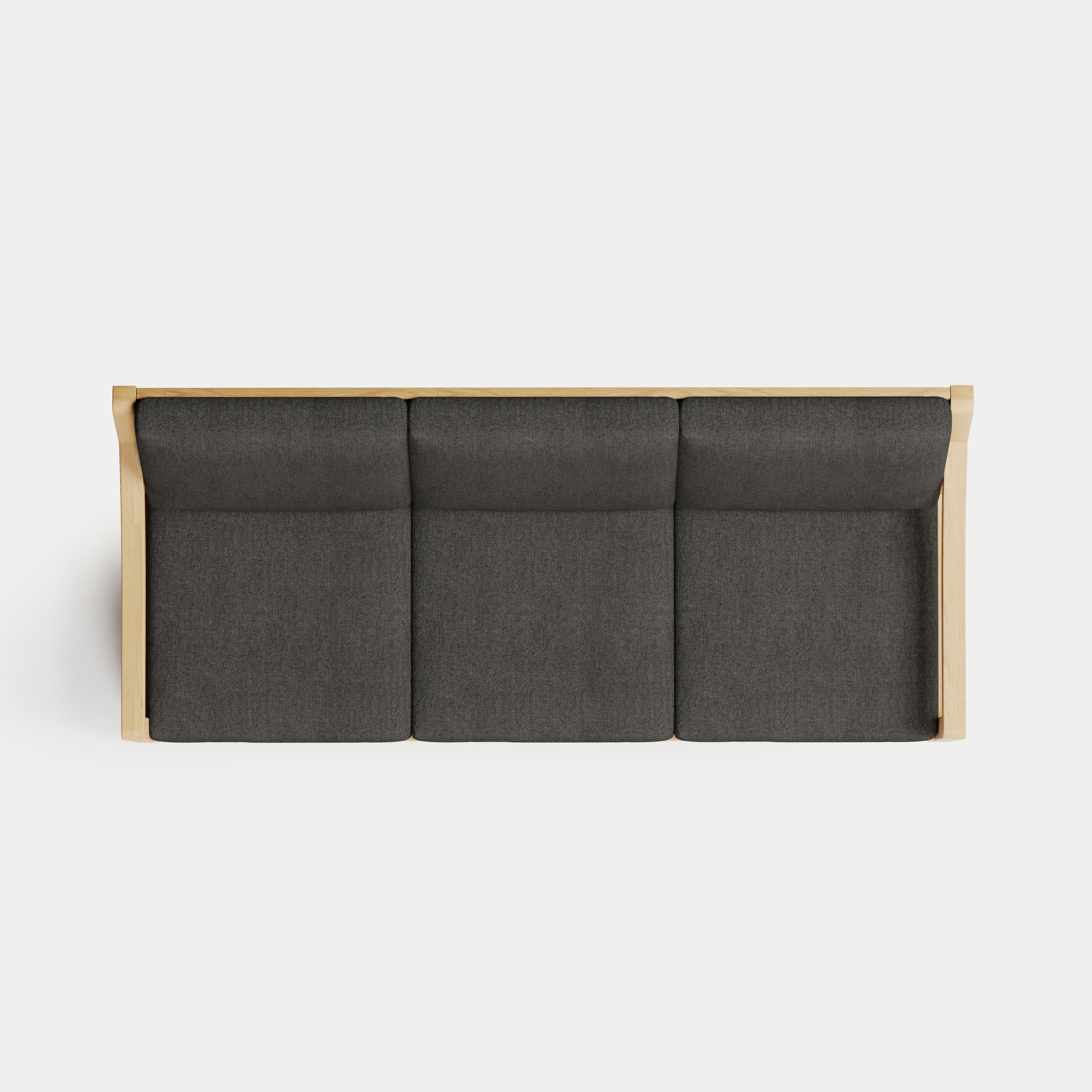 Heated Outdoor Teak Sofa 