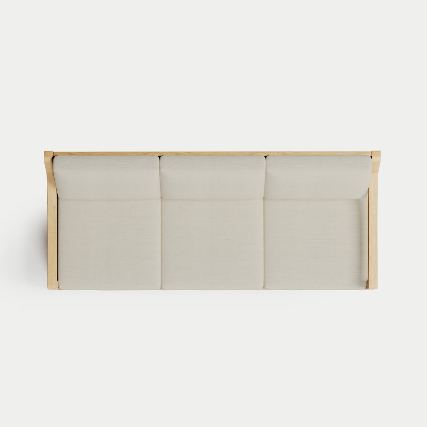 Heated Outdoor Teak Sofa 