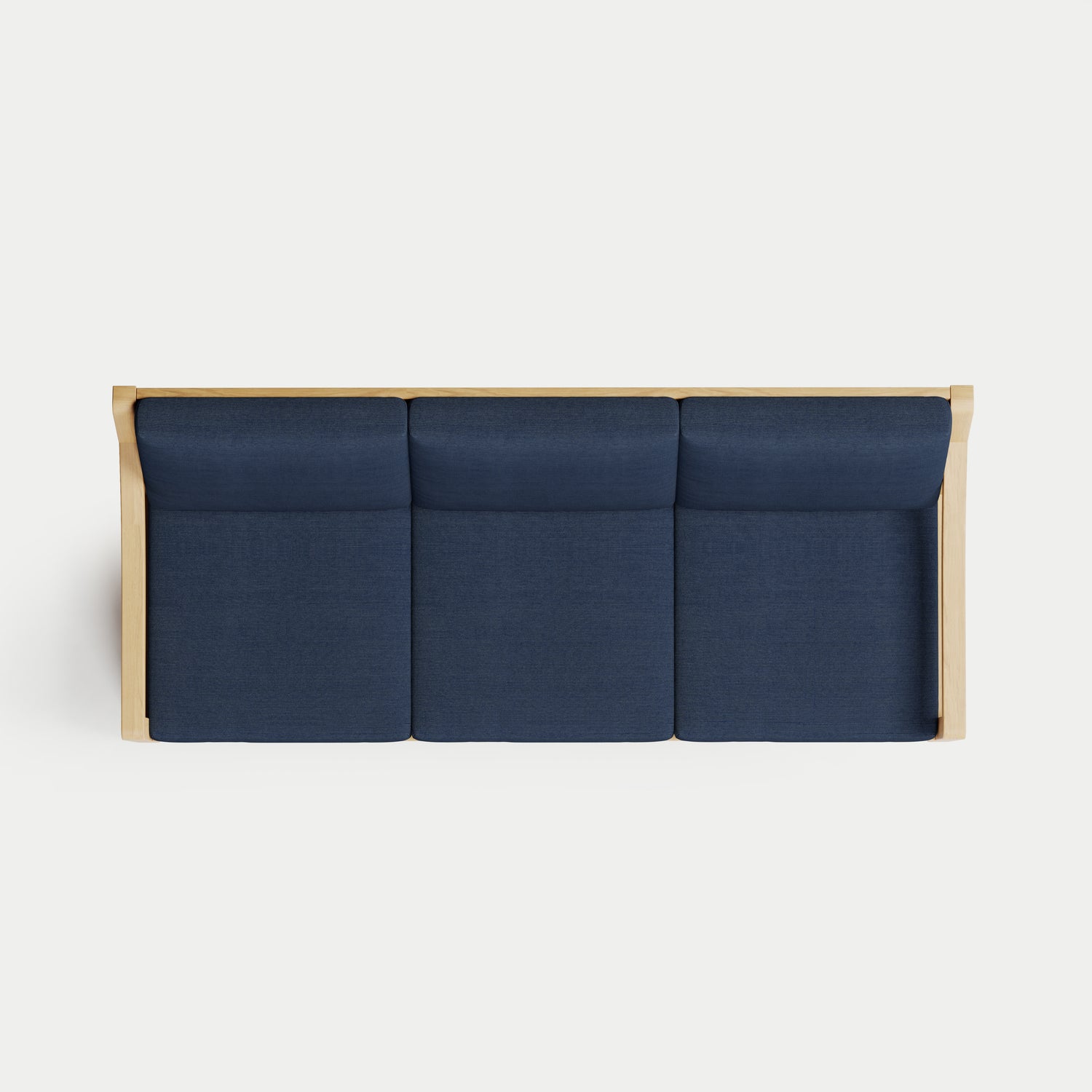 Heated Outdoor Teak Sofa 