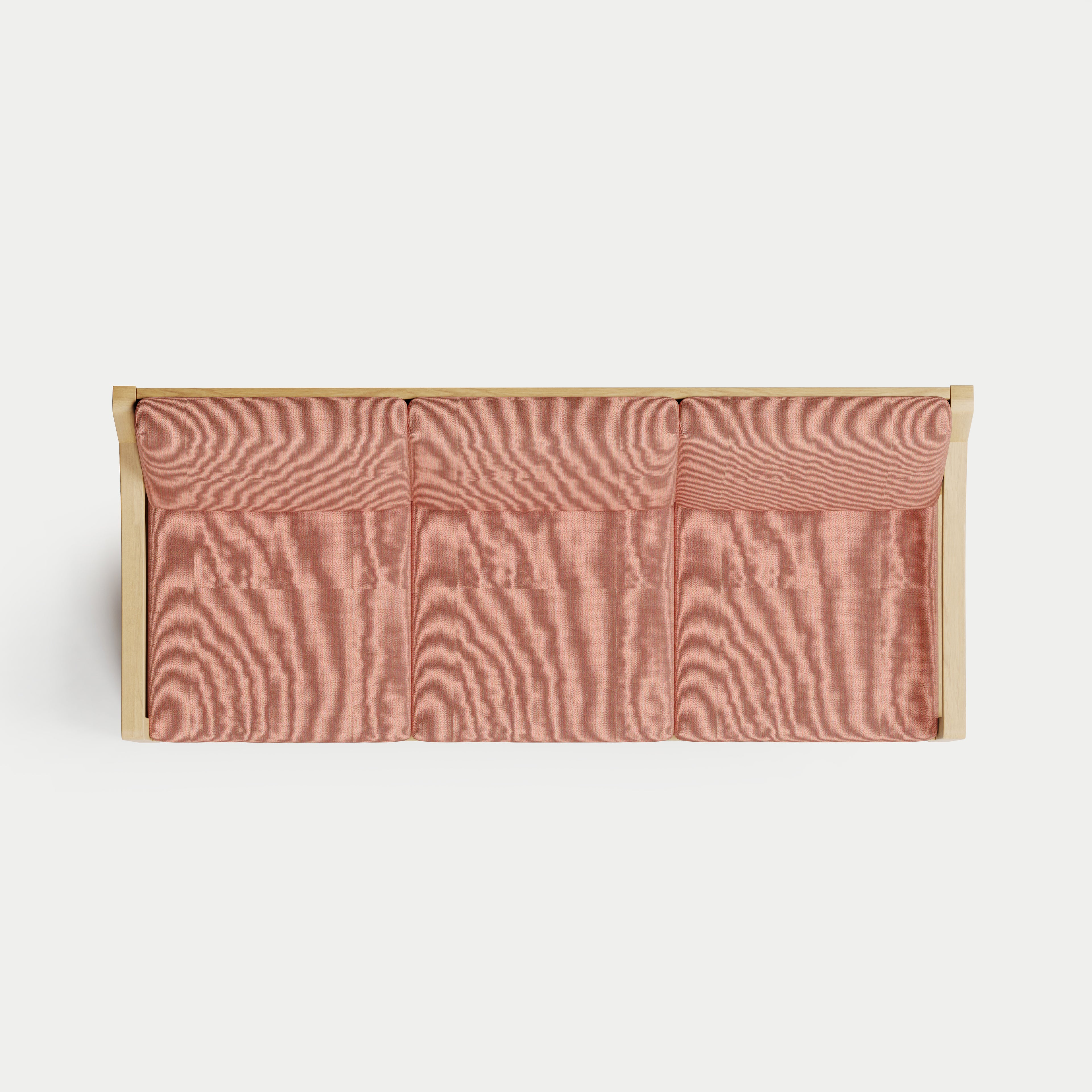 Heated Outdoor Teak Sofa 