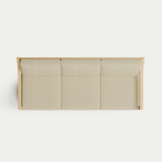 Heated Outdoor Teak Sofa 